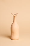 Soft Yellow Wonky Ceramic Vase