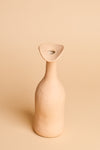 Soft Yellow Wonky Ceramic Vase