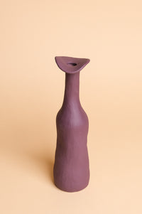 Purple Wonky Ceramic Vase