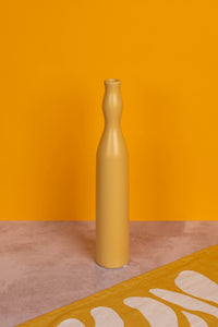 Tall Yellow Nordic Ceramic Vase (32cm)