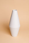 Shapely White Venice Ceramic Vase