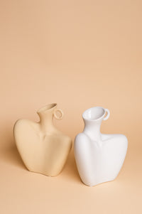 Lady Di Ceramic Vase (Butter Yellow)