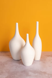 Narrow Neck Venice Ceramic Vase (38cm)