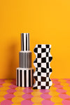 Triple-Story Zebra Ceramic Vase