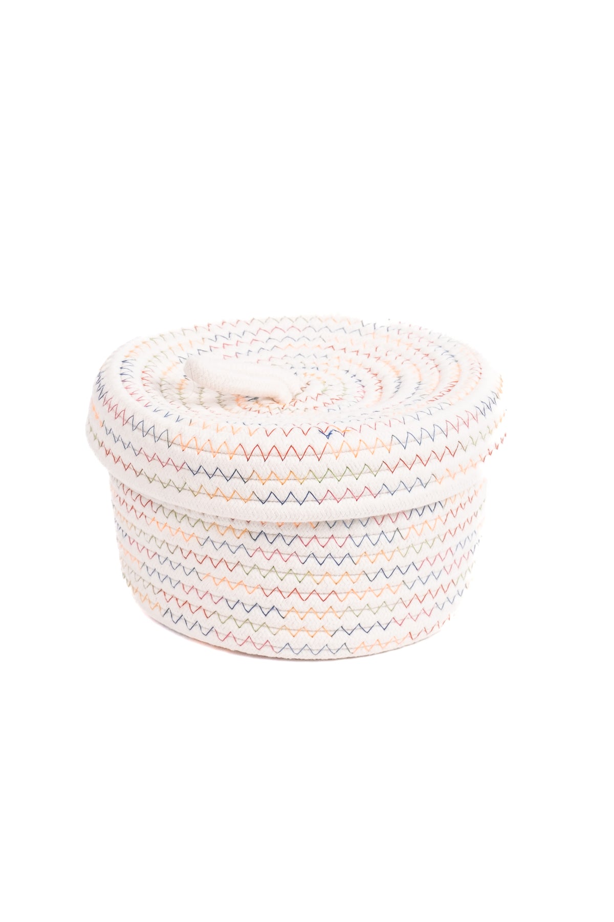 Rainbow Basket with Lid (Medium)(21cm x 13cm)