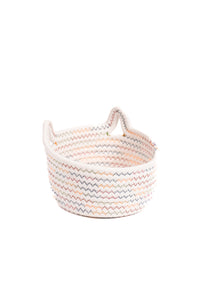 Rainbow Woven Basket (Small)(19cm x 9cm)