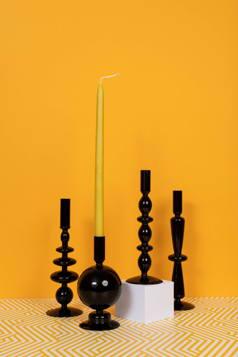 Fay Black Nordic Candlestick (30,5cm)