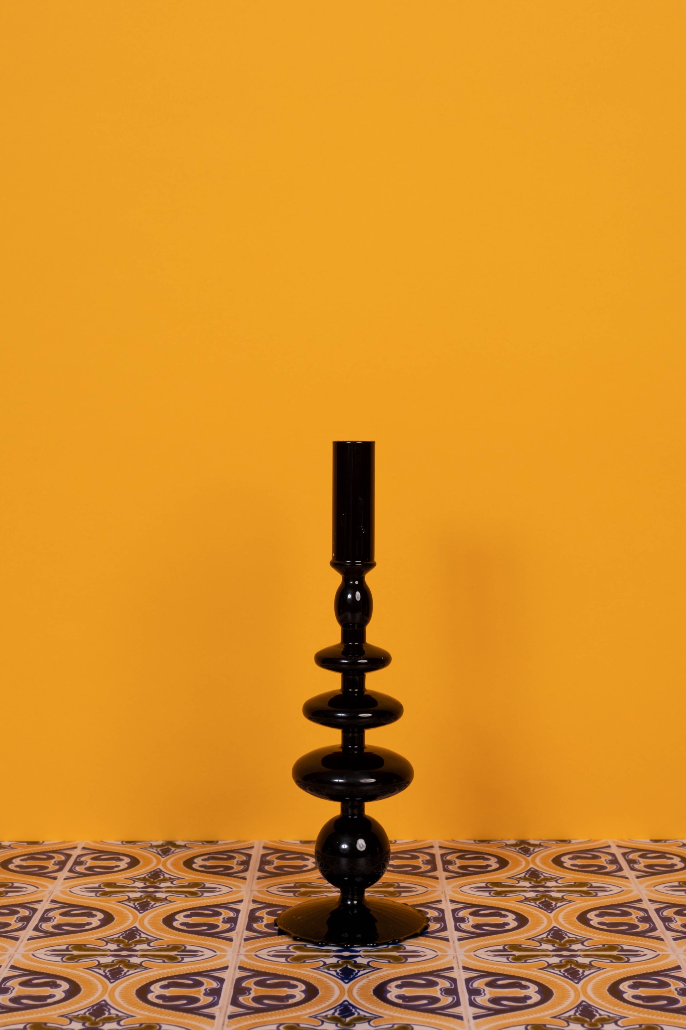 Hayley Black Nordic Candlestick (27,5cm)