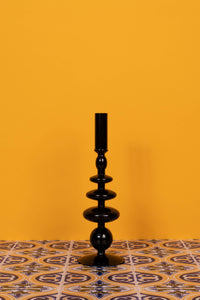 Hayley Black Nordic Candlestick (27,5cm)