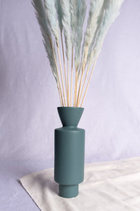Teal Nantes Ceramic Vase (27cm)