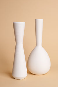 Bologna Hourglass Ceramic Vase (28cm)