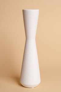 Bologna Hourglass Ceramic Vase (28cm)