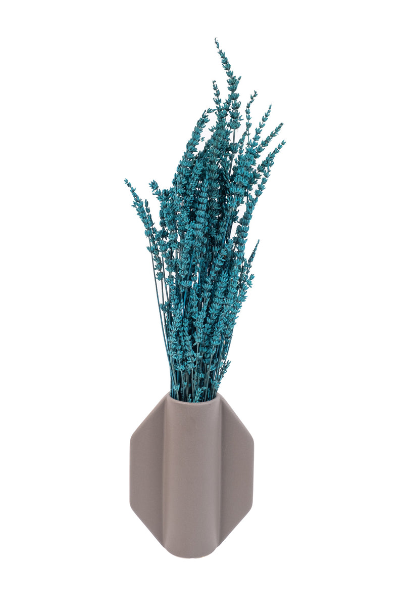 Teal Blue Preserved Lavender (Bunch)