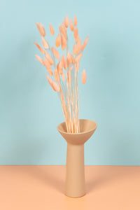 Coral Blush Bunny Tails