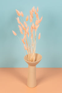 Coral Blush Bunny Tails