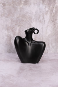 Lady Di Ceramic Vase (Black)