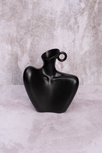Lady Di Ceramic Vase (Black)