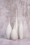 Tall White Venice Ceramic Vase