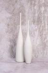 Tall White Venice Ceramic Vase