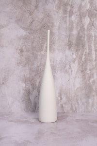 Tall White Venice Ceramic Vase