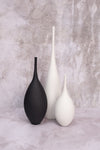 Tall White Venice Ceramic Vase