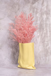 Yellow Paperbag Ceramic Vase (32cm)