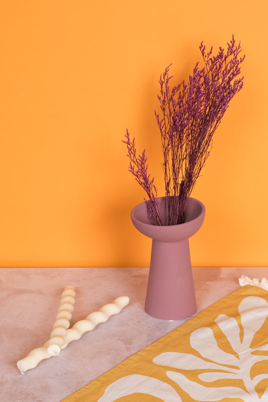 Purple Sharona Ceramic Vase (20,5cm)