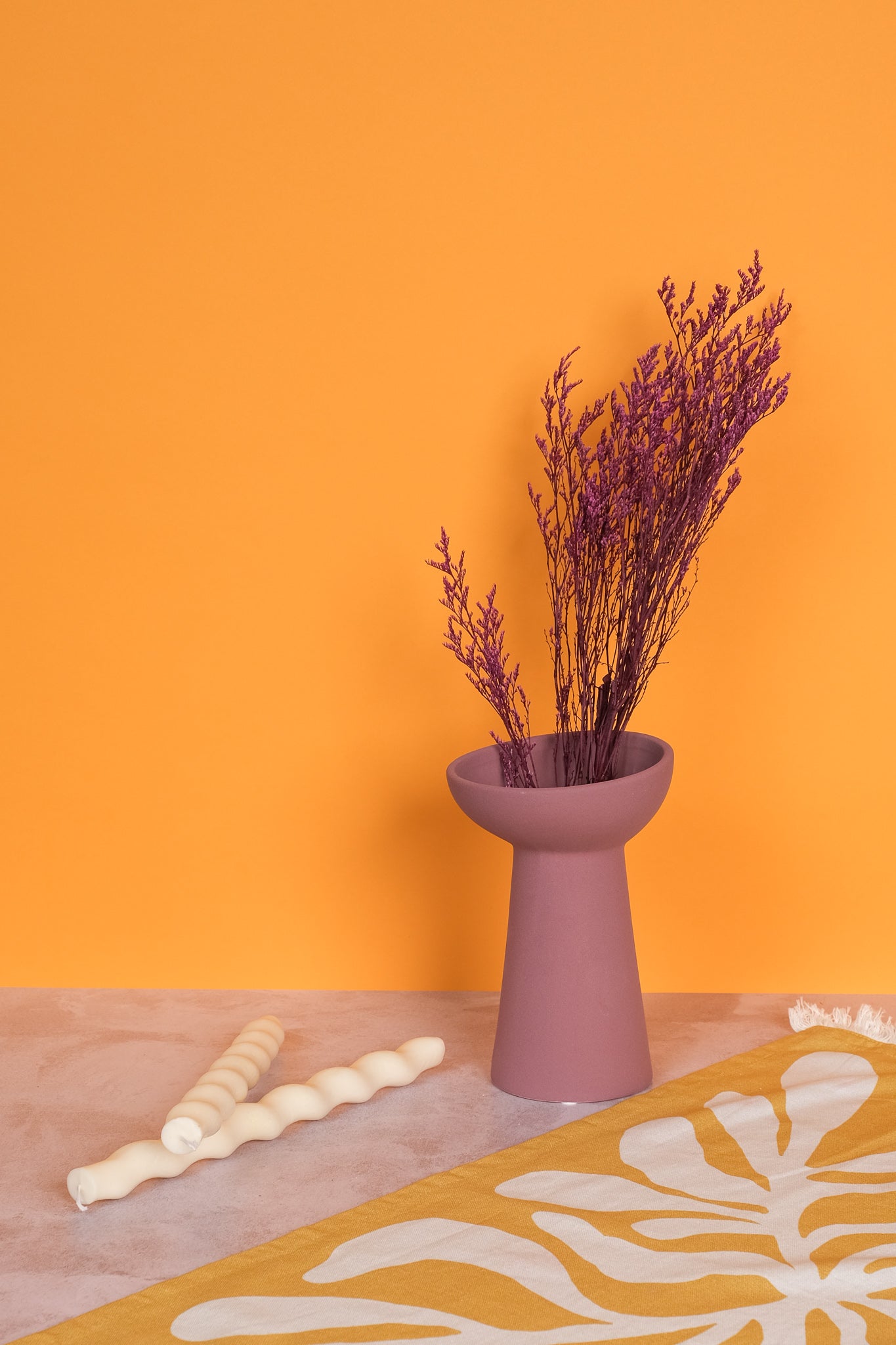 Purple Sharona Ceramic Vase (20,5cm)