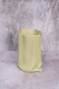 Mint Paperbag Ceramic Vase (22,5cm)