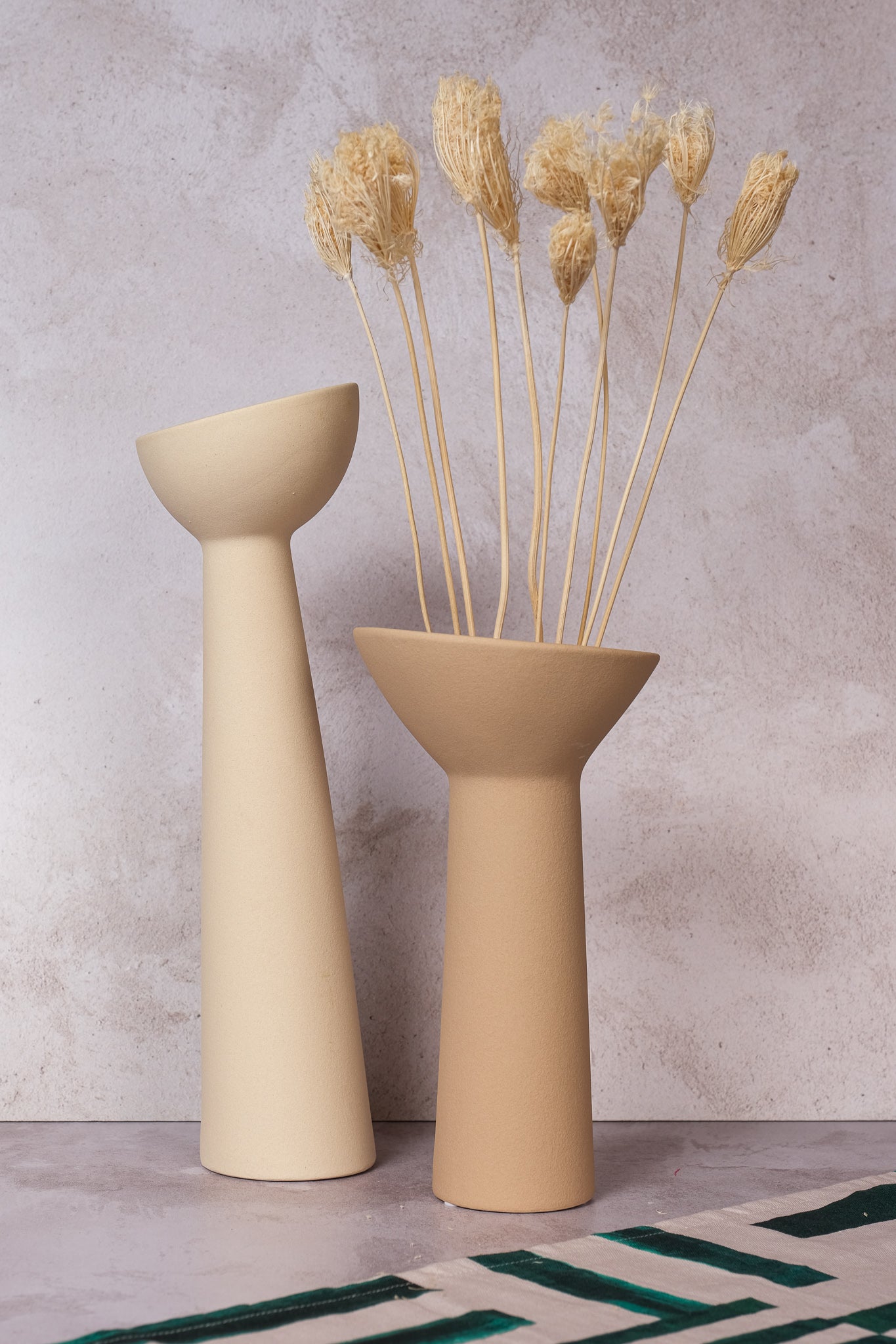 Cream Sharona Ceramic Vase (34cm)