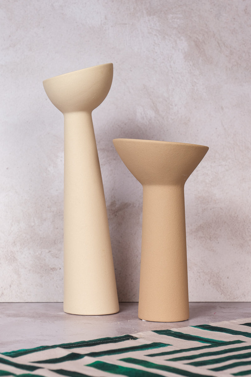 Cream Sharona Ceramic Vase (36cm)