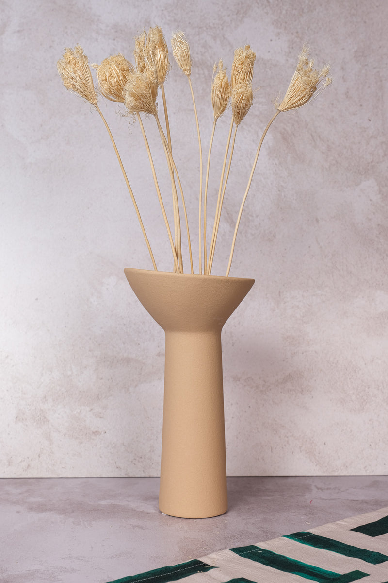 Butterscotch Sharona Ceramic Vase (25cm)