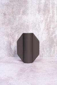 Charcoal Florence Ceramic Vase (16cm)