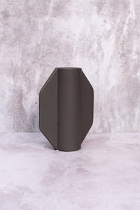 Charcoal Florence Ceramic Vase (16cm)