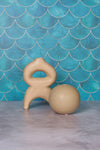 Small Beige Amalfi Ceramic Vase (11,5cm)