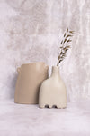 Stone Grey Nantes Ceramic Vase (18,5cm)