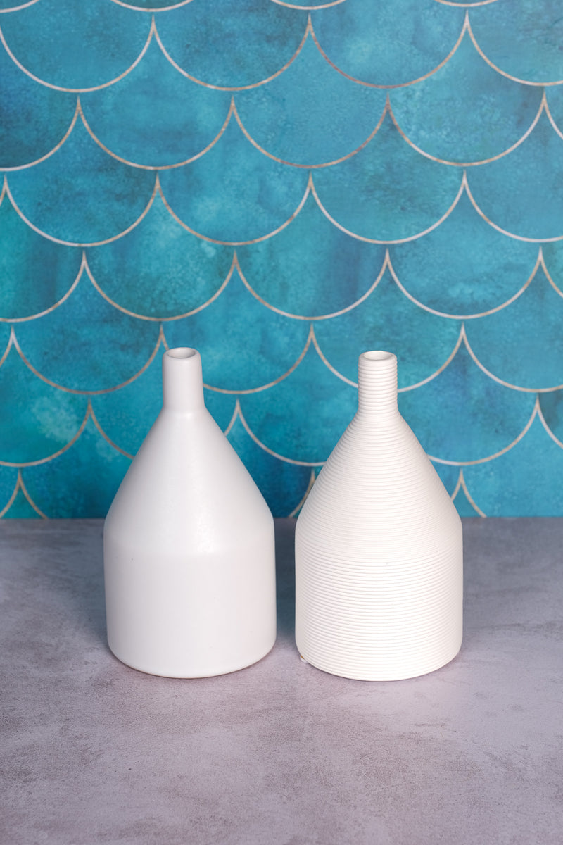 Palma Textured Ceramic Vase (22,5cm)