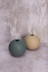 Small Beige Amalfi Ceramic Vase (11,5cm)