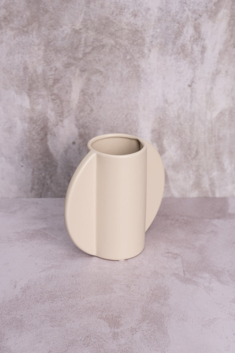 Ivory Florence Ceramic Vase (16cm)