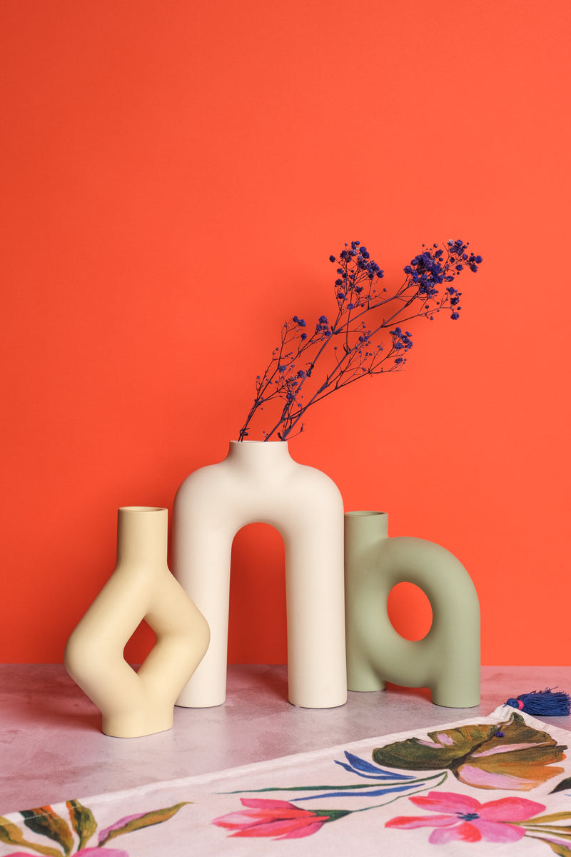 Aryanda Art Deco Ceramic Vase