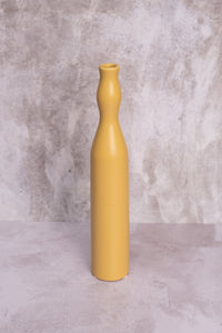 Tall Yellow Nordic Ceramic Vase (32cm)