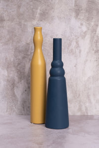 Tall Yellow Nordic Ceramic Vase (32cm)