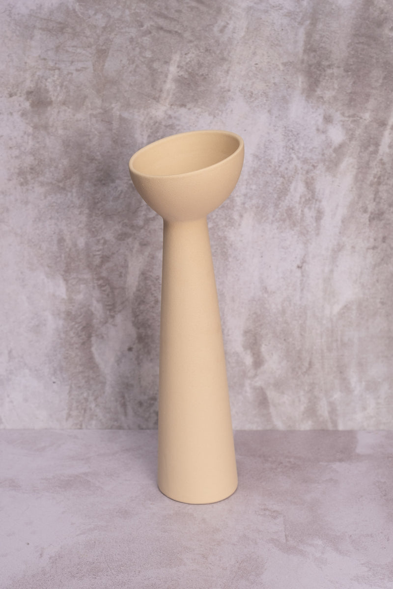 Cream Sharona Ceramic Vase (36cm)