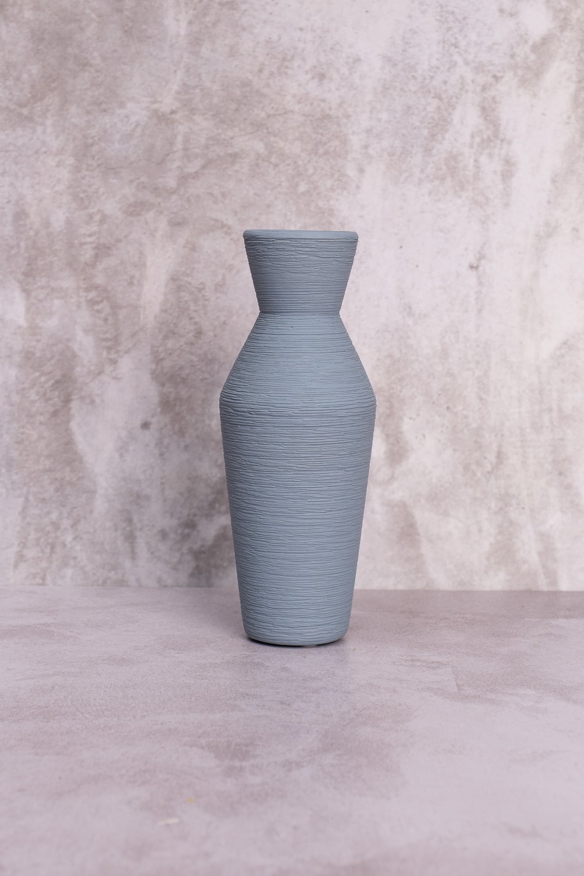 Slate Blue Ceramic Vase (20cm)