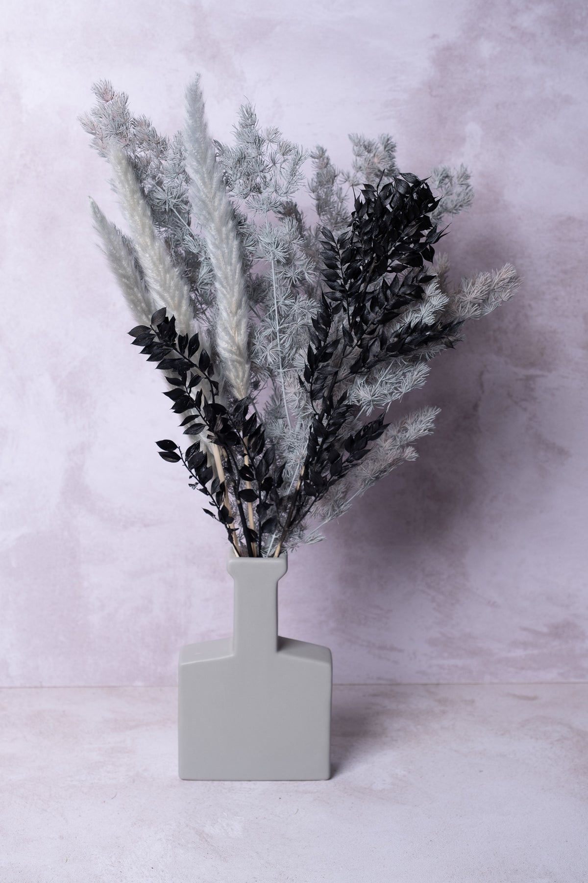 Monochrome Mood Vase Arrangement