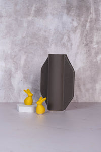 Charcoal Florence Ceramic Vase (16cm)