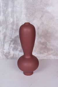 Burgundy Seville Ceramic Vase (37cm)