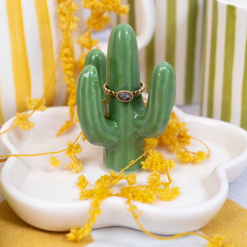 Colourful Stone Rings (Various Colours)