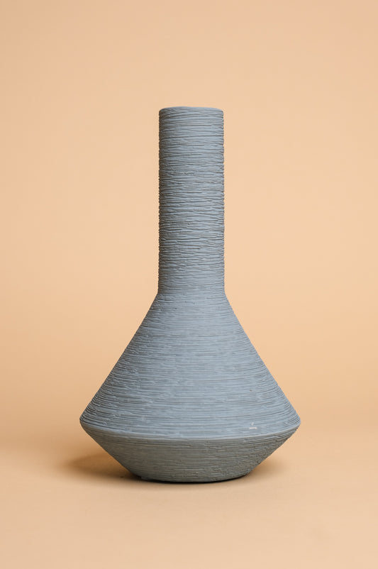 Medium Nordic Grey Cherie Ceramic Vase (20cm)