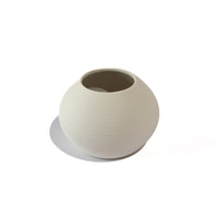 White Bowl Ceramic Vase